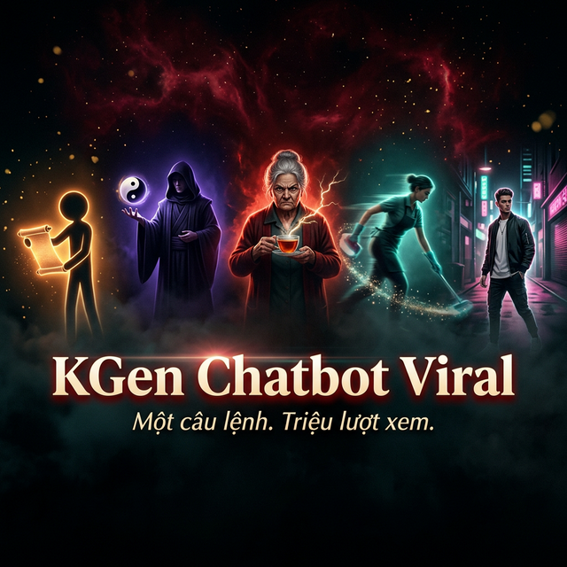 KGen Chatbot Viral — Bộ Chatbot AI Tạo Kịch Bản TikTok Viral