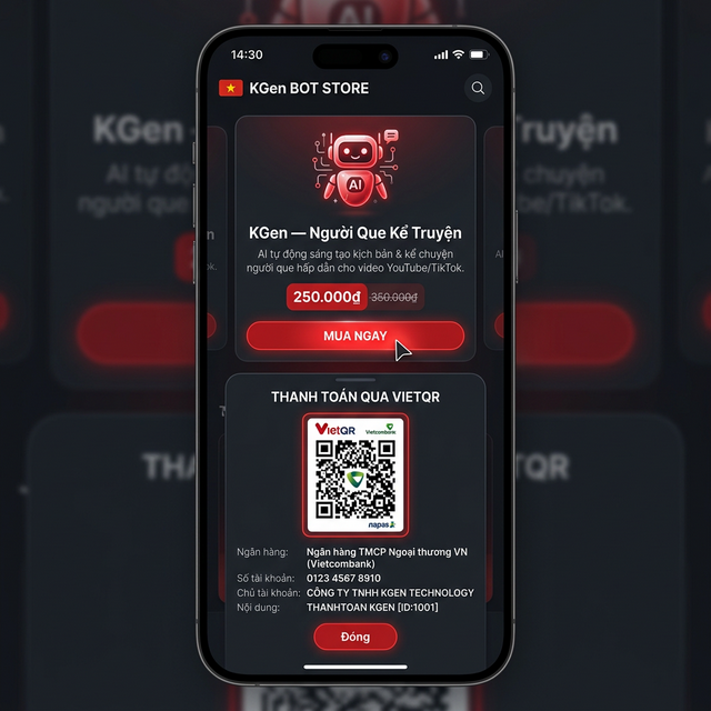 Bước 1: Mua và kích hoạt chatbot